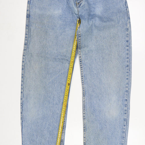 Lee Men's Blue Regular Fit Denim Jeans 32W 32L Retro Style