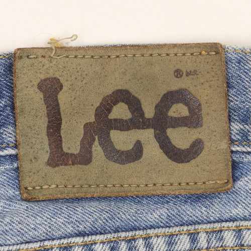 Lee Men's Blue Regular Fit Denim Jeans 32W 32L Retro Style