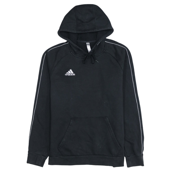 Adidas Men's Black Pullover Hoodie Size S Sports Fleece Sweatshirt