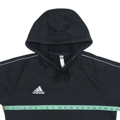 Adidas Men's Black Pullover Hoodie Size S Sports Fleece Sweatshirt