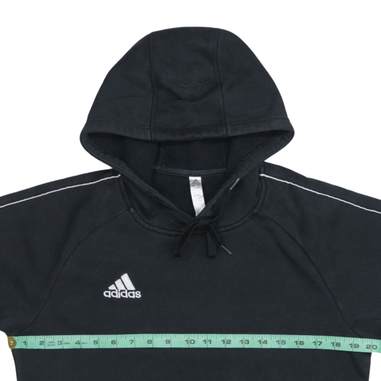 Adidas Men's Black Pullover Hoodie Size S Sports Fleece Sweatshirt