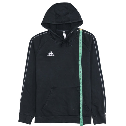 Adidas Men's Black Pullover Hoodie Size S Sports Fleece Sweatshirt