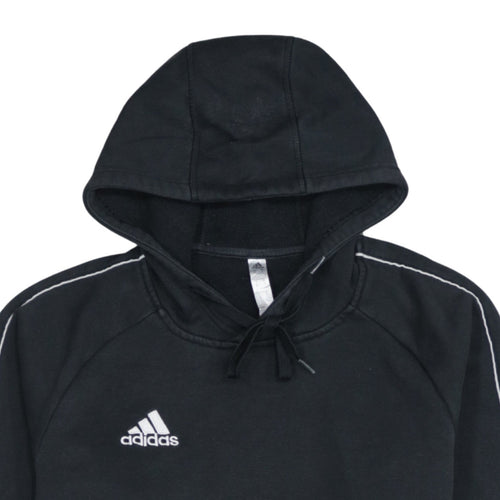Adidas Men's Black Pullover Hoodie Size S Sports Fleece Sweatshirt