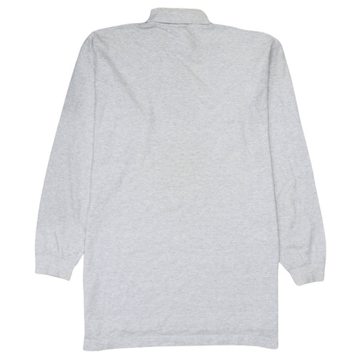 Adidas Men's Grey Roll Neck Long Sleeve Sweatshirt Size S