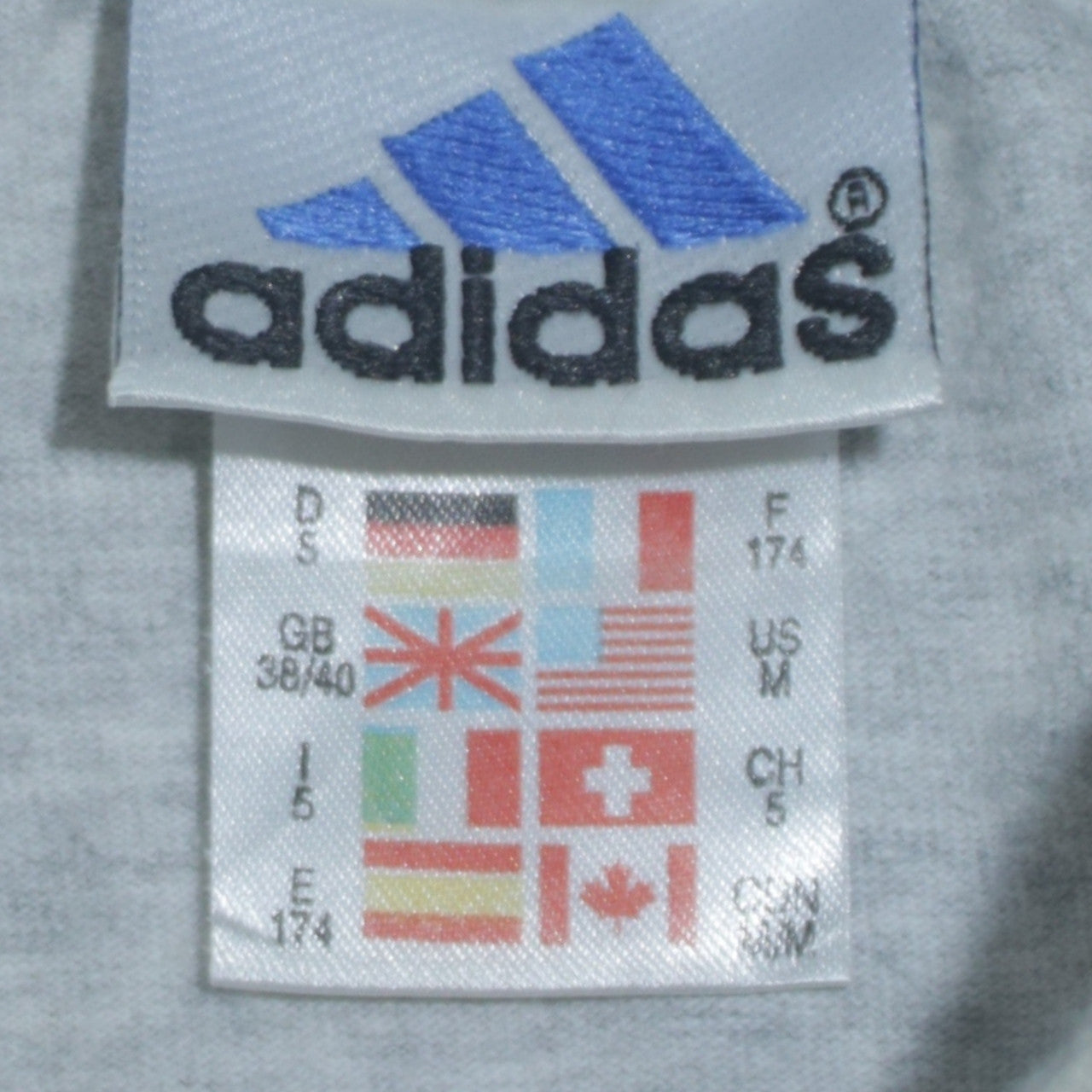 Adidas Men's Grey Roll Neck Long Sleeve Sweatshirt Size S