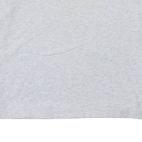 Adidas Men's Grey Roll Neck Long Sleeve Sweatshirt Size S