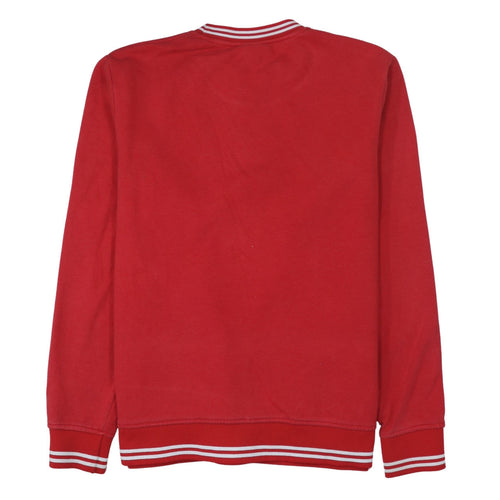 Primark Disney Men's Red Mickey Mouse Graphic Pullover Sweatshirt XL