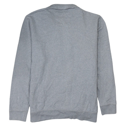 Napapijri Men's Grey Full Zip Sweatshirt XXL Graphic Outdoor Fleece