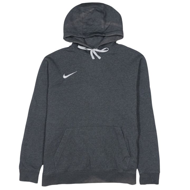 Nike Men's Grey Hooded Long Sleeve Regular Fit Sweatshirt L