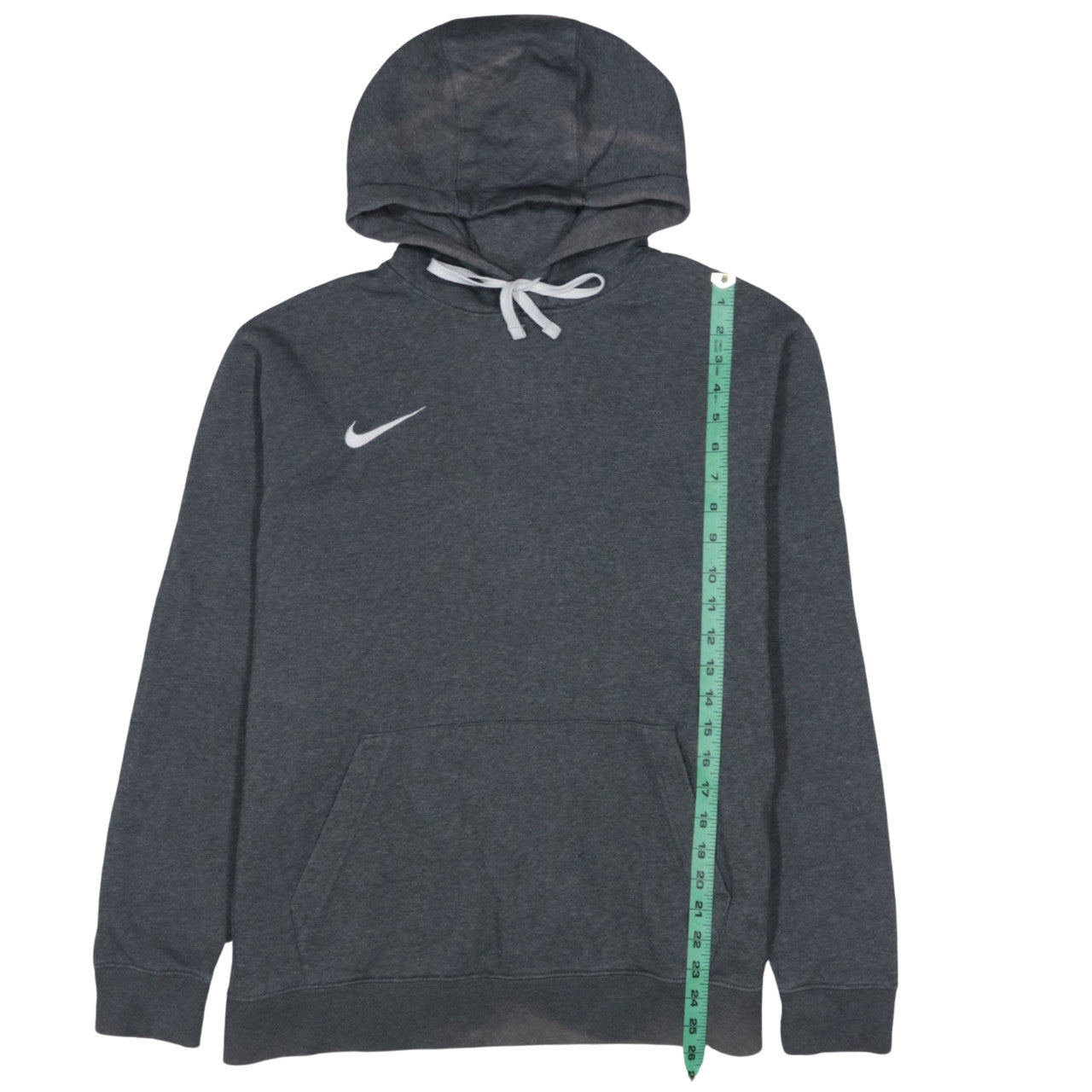 Nike Men's Grey Hooded Long Sleeve Regular Fit Sweatshirt L