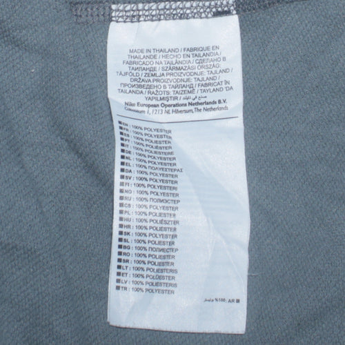 Nike Womens Grey Dri-FIT Pullover Hoodie Size L Long Sleeve