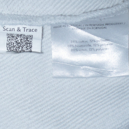 Tommy Hilfiger Womens White XXS Pullover Hoodie with Logo Design