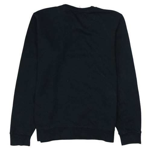 Nike Womens Black Large Pullover Sweatshirt Cotton Blend Logo