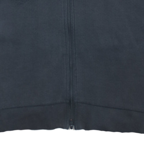 Adidas Women Black XS Full Zip Hooded Longline Sweatshirt Dress