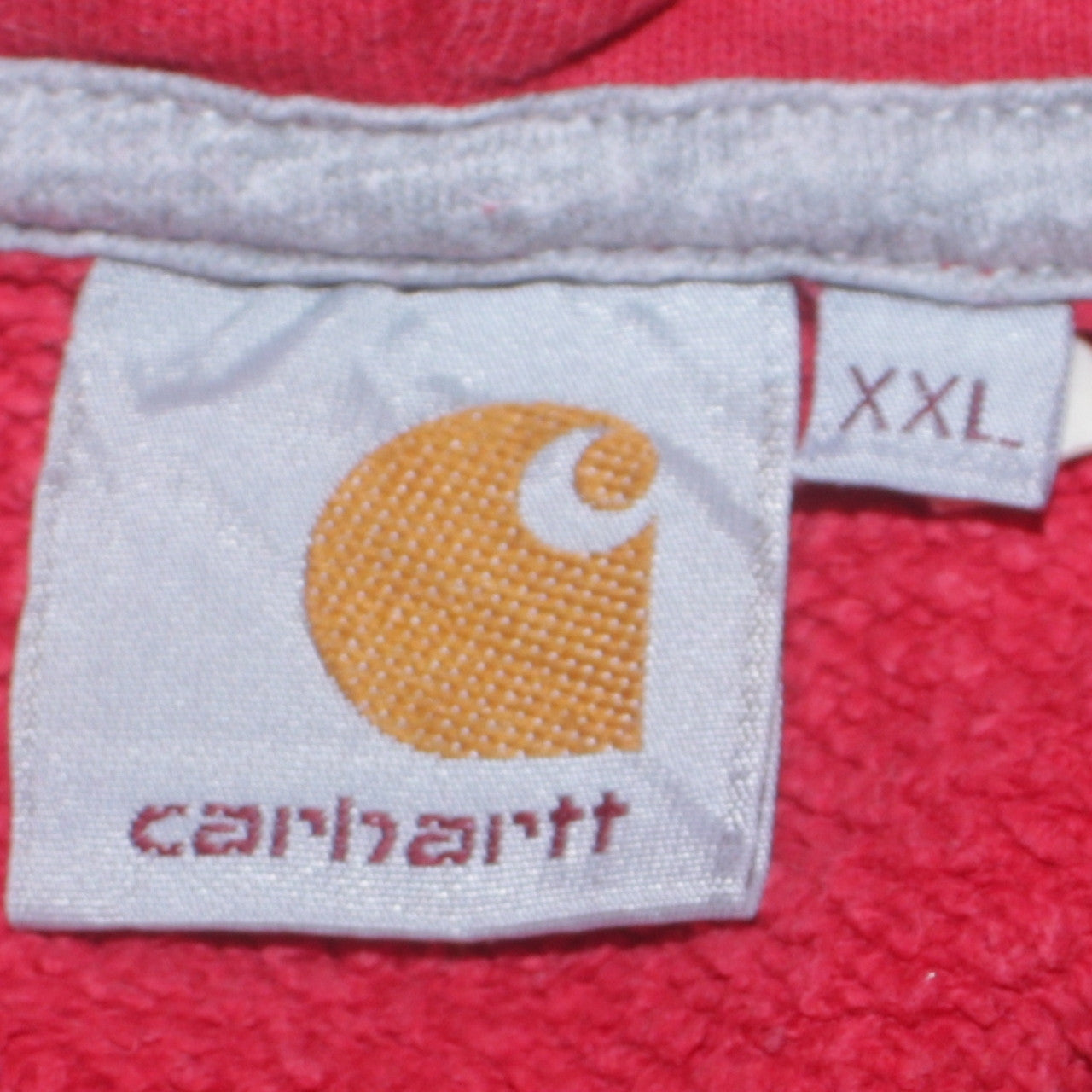 Carhartt WIP Men's Red 2XL Pullover Hoodie Fleece Sweatshirt