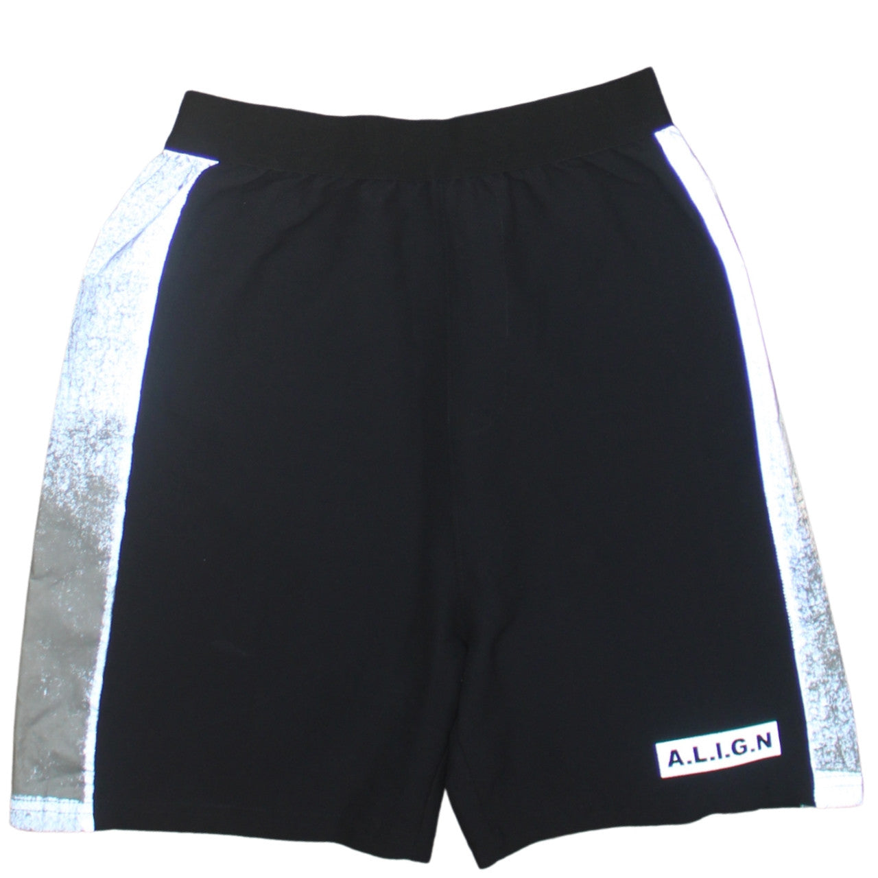 A.L.I.G.N Men’s Black Reflective Athletic Shorts Size S