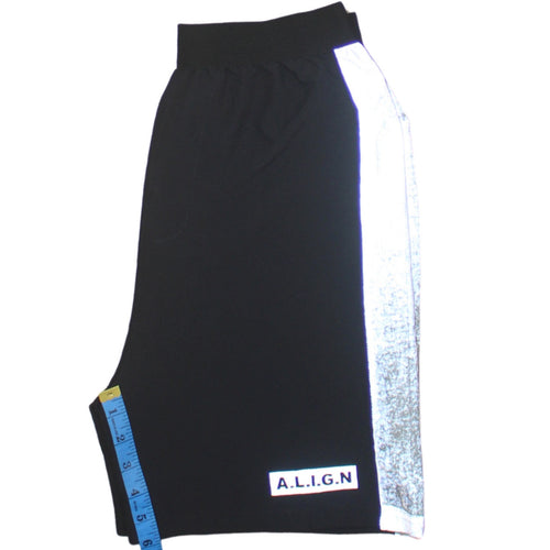 A.L.I.G.N Men’s Black Reflective Athletic Shorts Size S