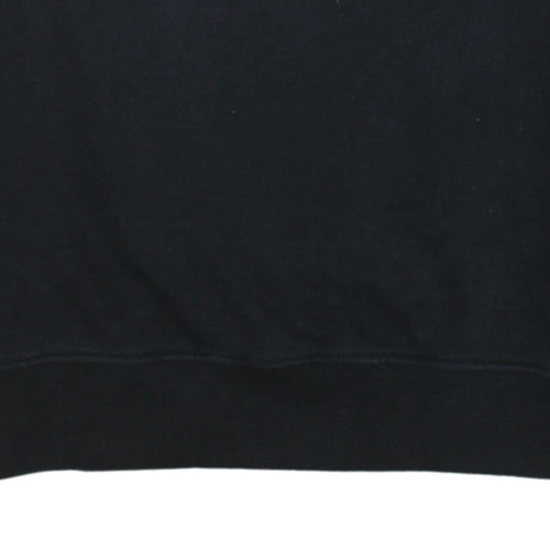 Ellesse Women's Black UK 12 Crew Neck Pullover Sweatshirt