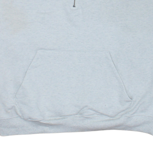 Gymshark Women’s Grey 1/4 Zip Pullover Sweatshirt Size L