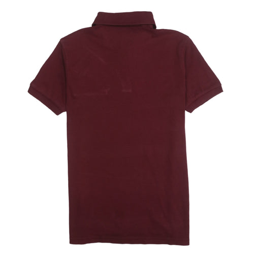 Tommy Hilfiger Men's Red Cotton Polo Shirt Size M Casual Smart