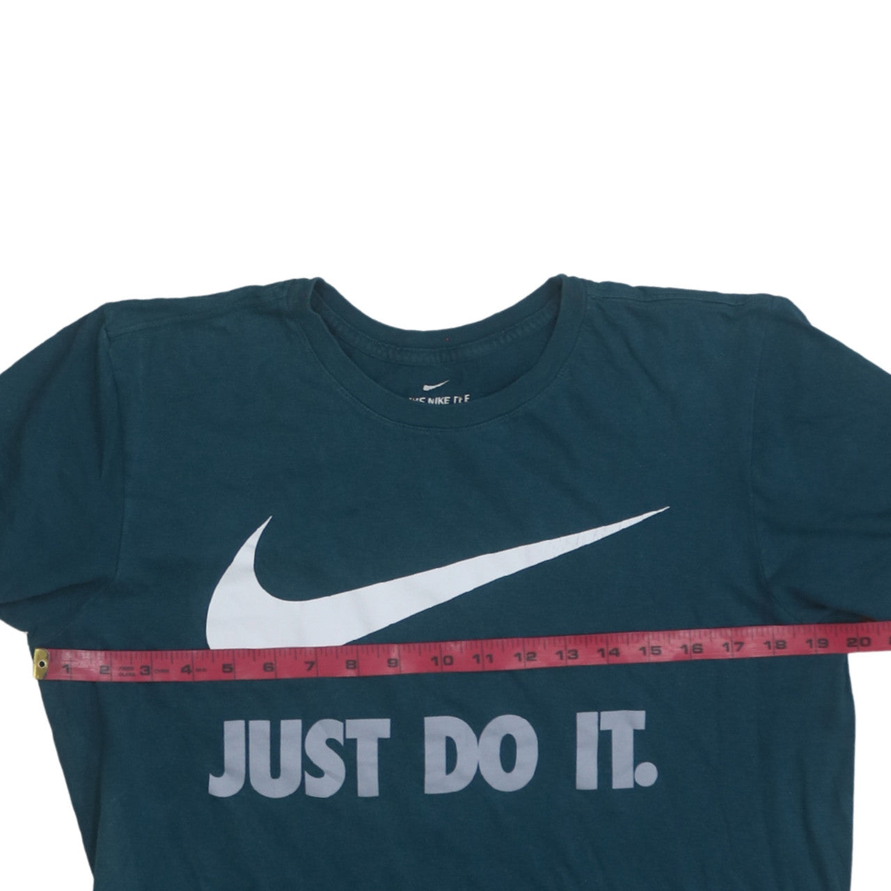 Nike Men's Blue 'Just Do It' Graphic Regular Fit T-Shirt M