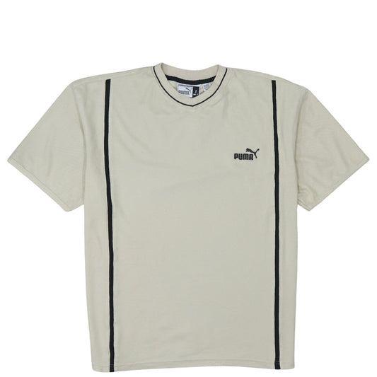 Puma Men’s Beige Short Sleeve Cotton Sports Polo Shirt Size S