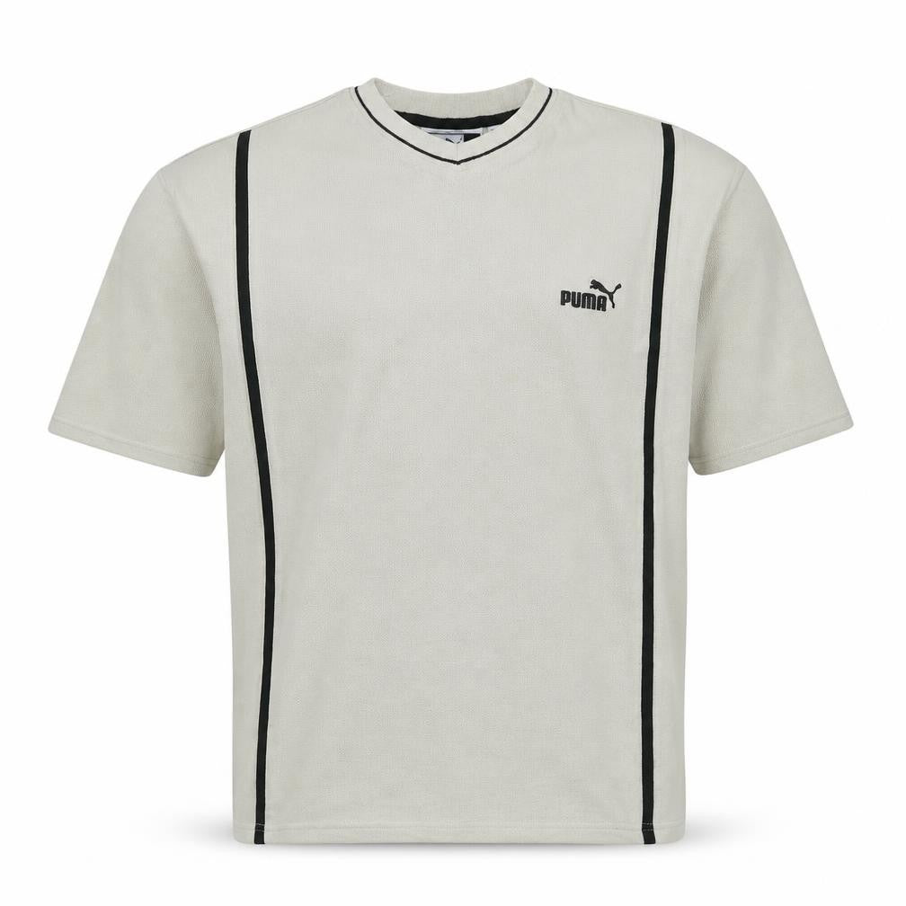Puma Men’s Beige Short Sleeve Cotton Sports Polo Shirt Size S