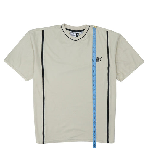 Puma Men’s Beige Short Sleeve Cotton Sports Polo Shirt Size S