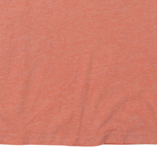 Adidas Womens Orange Aeroknit Climalite T-Shirt Size M