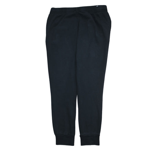Puma Women's Black Jogger Trousers Size L Comfortable Fleece