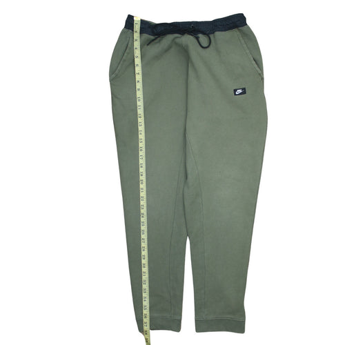 Nike Men's Green Jogger Trousers L Regular Fit Elastic Waist