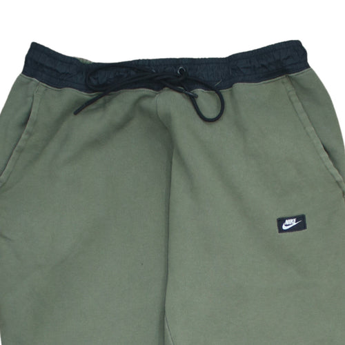 Nike Men's Green Jogger Trousers L Regular Fit Elastic Waist