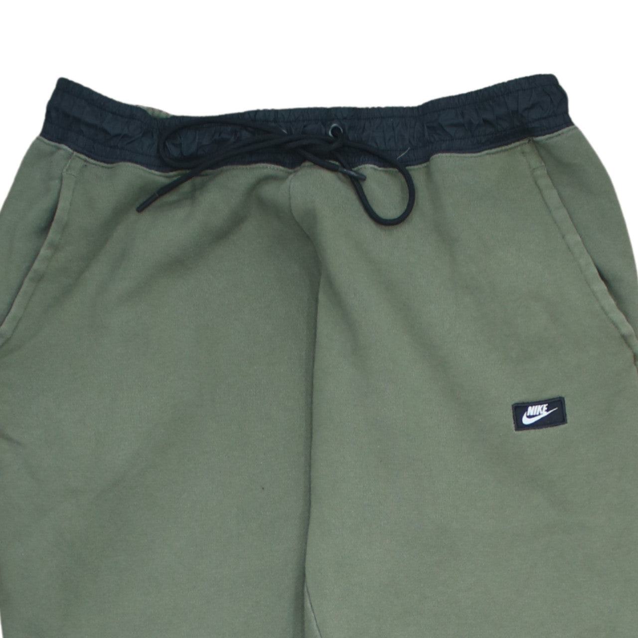 Nike Men's Green Jogger Trousers L Regular Fit Elastic Waist