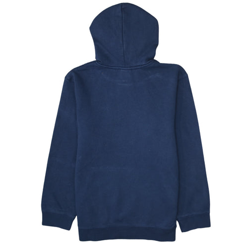 Nike Boys Blue Pullover Hoodie L 13 Years Fleece Logo Regular Fit