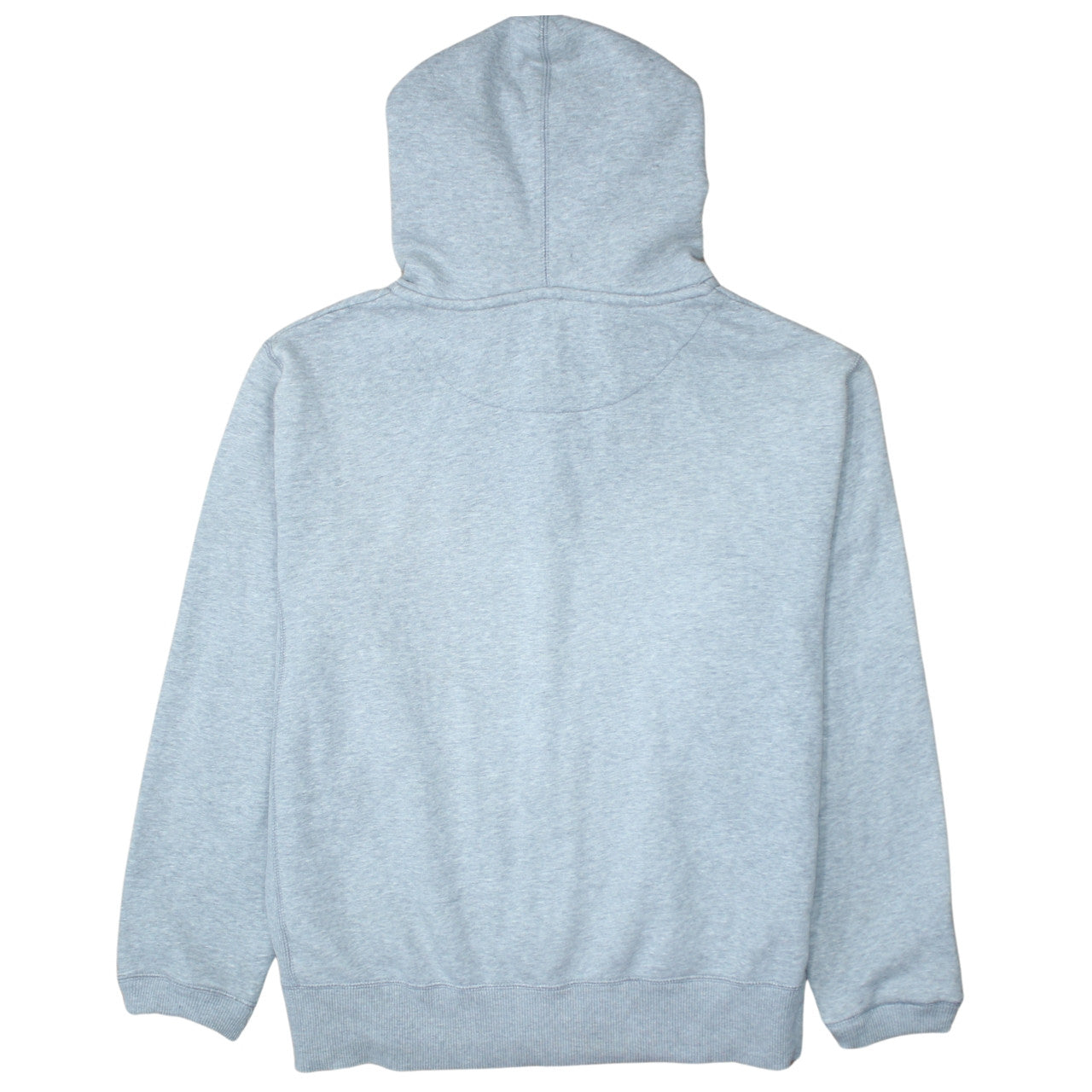 Nike Men Grey Full Zip Hoodie L Regular Fit Sports Fleece