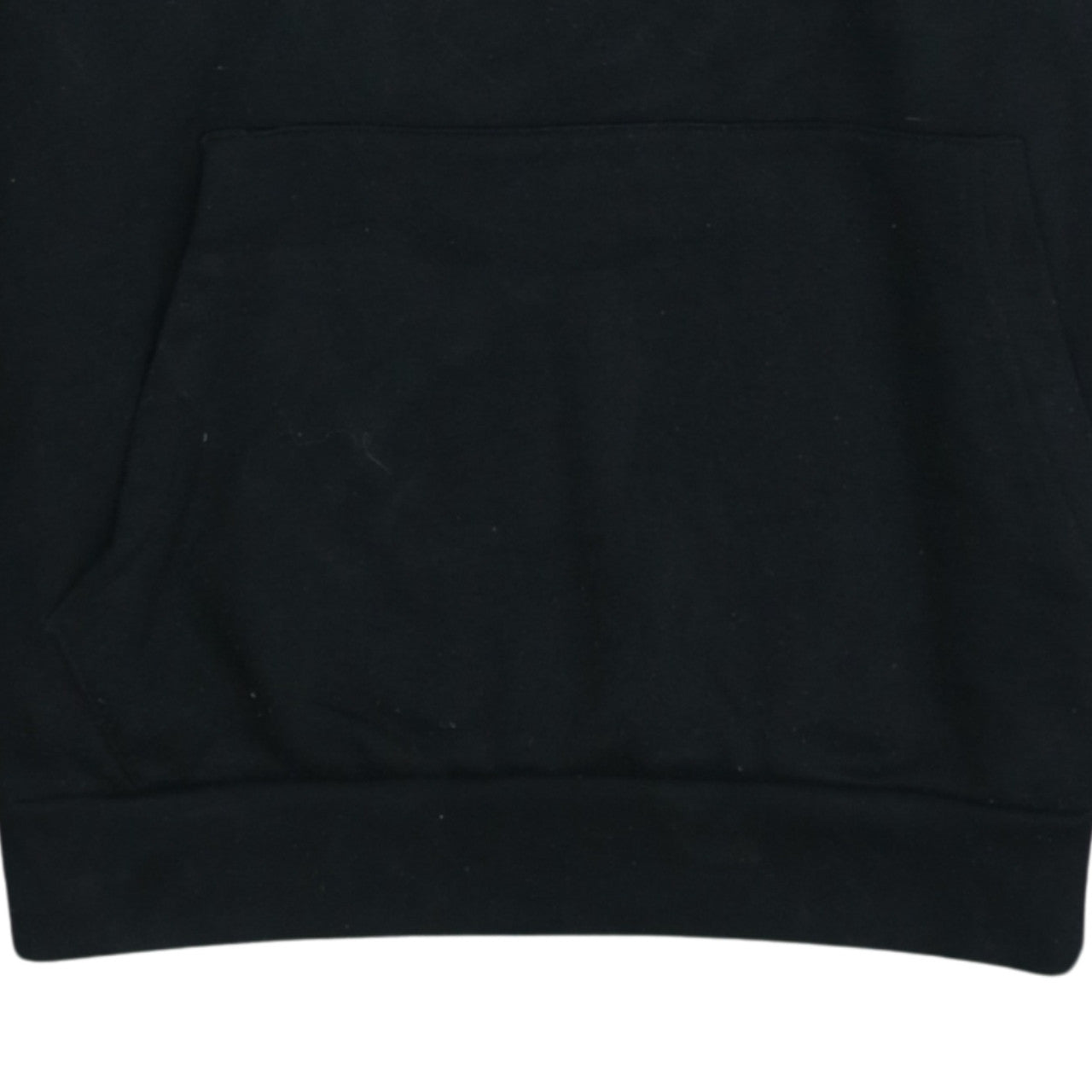 Kappa Men's Black Medium Pullover Hoodie with Logo Detail