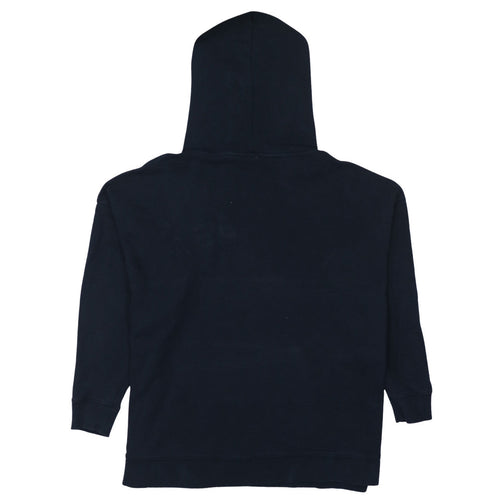 Tommy Hilfiger Women's Navy XS Pullover Hoodie with Logo Design