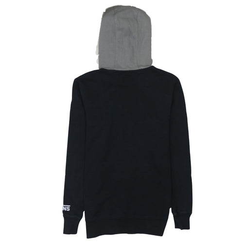 Vans Womens Black XS Pullover Hoodie Hooded Sweatshirt Cotton