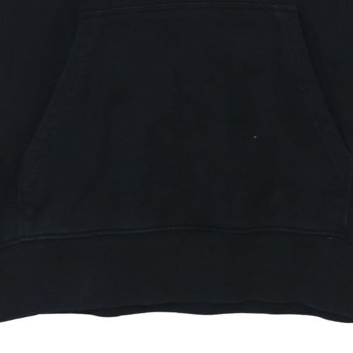 Vans Womens Black XS Pullover Hoodie Hooded Sweatshirt Cotton