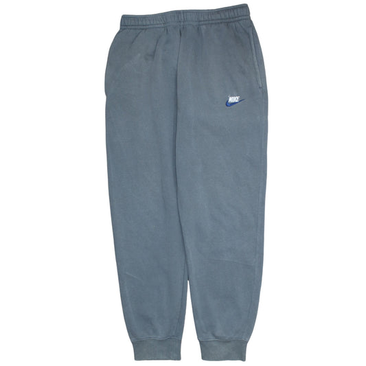 Nike Men Grey Sweatpants Regular Fit Fleece Joggers M