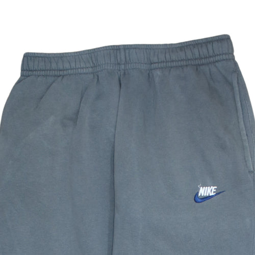 Nike Men Grey Sweatpants Regular Fit Fleece Joggers M