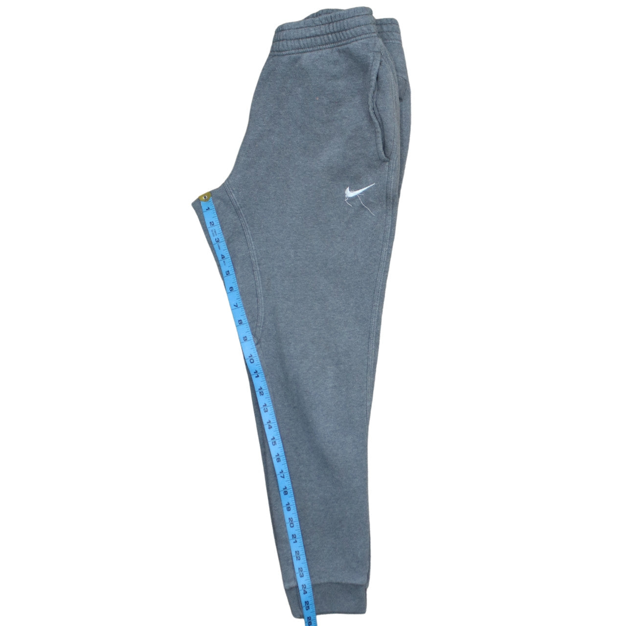 Nike Men's Grey Jogger Sweatpants S Elastic Cuffed Casual Fleece