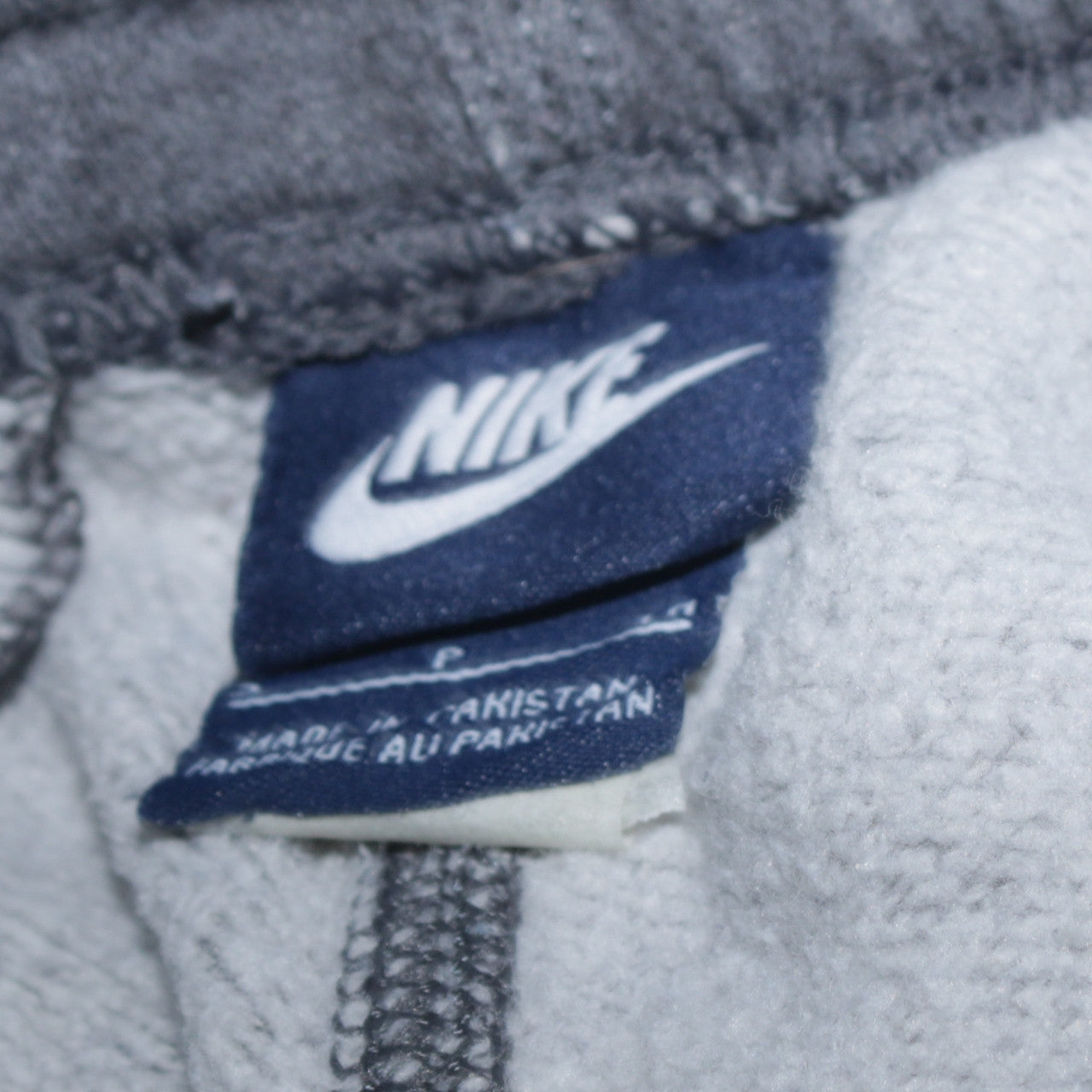 Nike Men's Grey Jogger Sweatpants S Elastic Cuffed Casual Fleece
