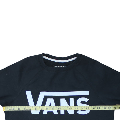 Vans Men's Black XS Crew Neck Pullover Sweatshirt
