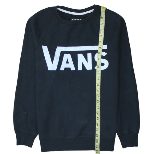Vans Men's Black XS Crew Neck Pullover Sweatshirt