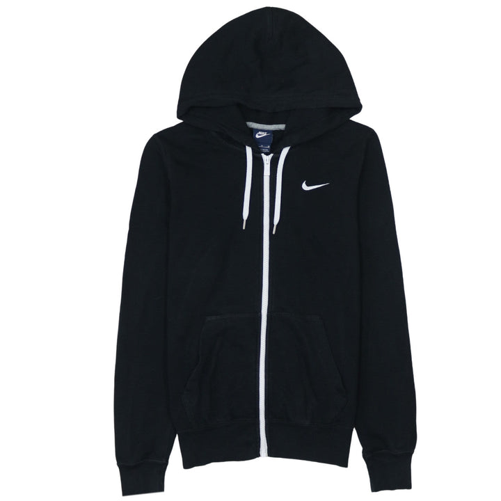 Nike Womens Black Full Zip Hoodie Size M Hooded Sweatshirt