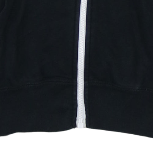 Nike Womens Black Full Zip Hoodie Size M Hooded Sweatshirt