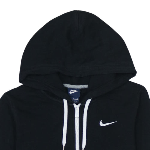 Nike Womens Black Full Zip Hoodie Size M Hooded Sweatshirt