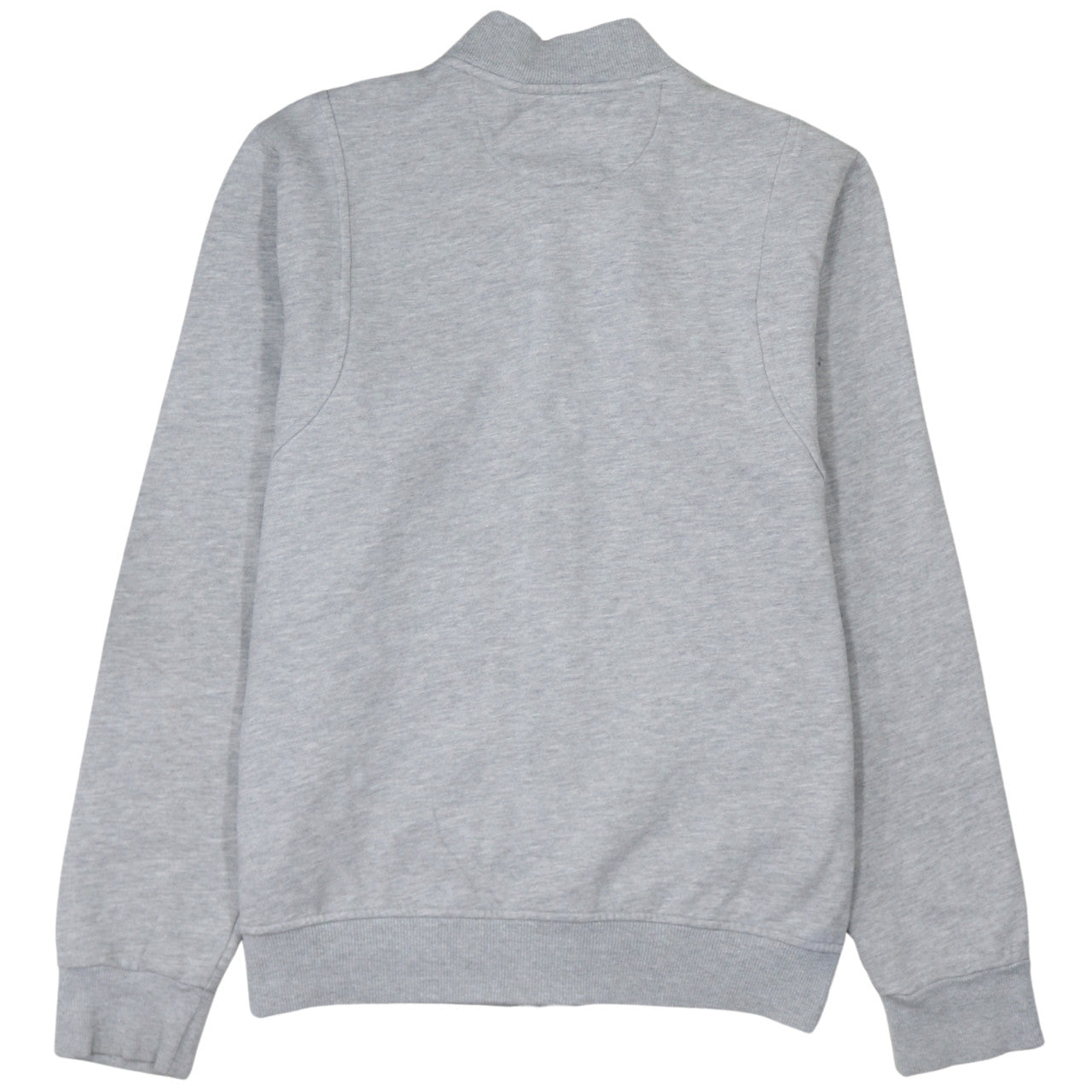 Adidas Men's Grey Varsity Jacket L Regular Fit Fleece Snap Fasten