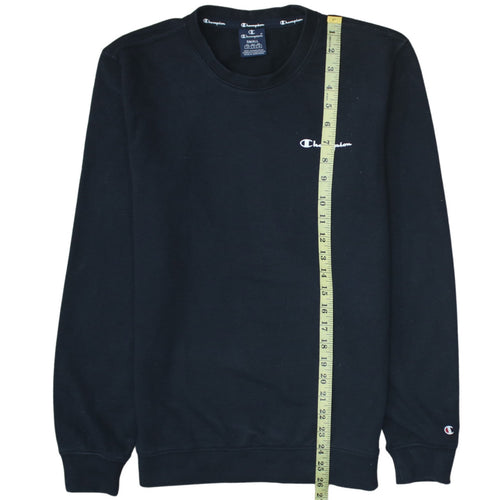 Champion Men's Black Small Pullover Sweatshirt Crew Neck